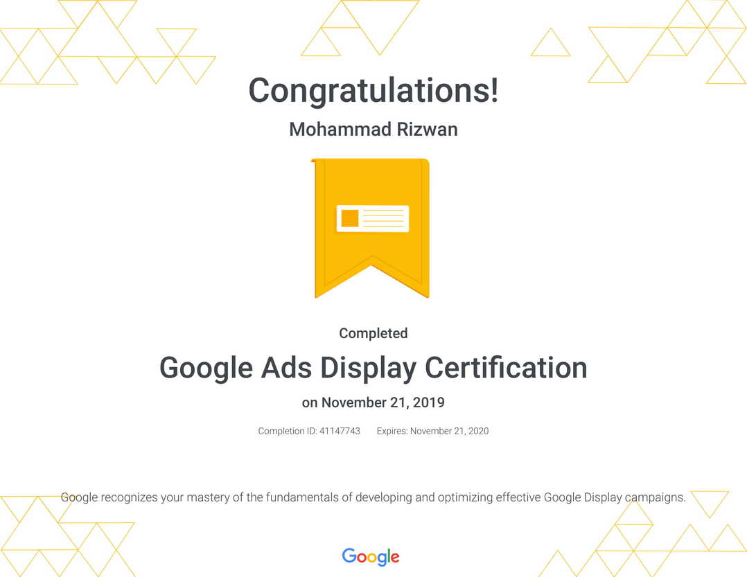 Google ads display